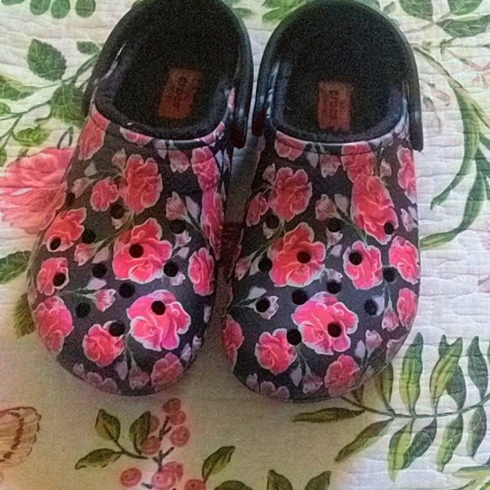 Floral Crocs